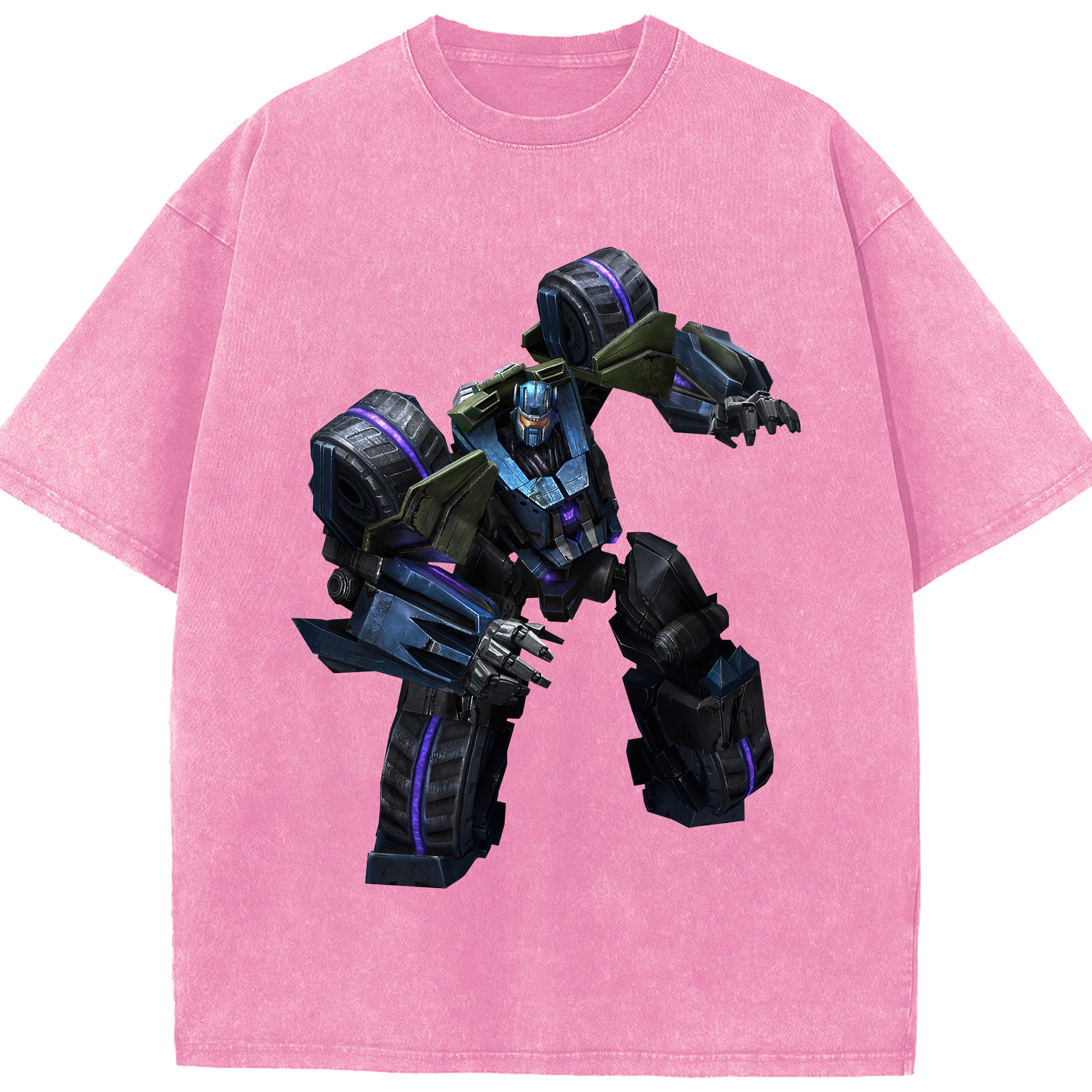 （画像用） Transformers トランスフォーマー 綿100% ヴィンテージ風 半袖Tシャツ（フロントプリント）